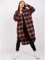 Dámská košile EM-KS-003/06.38X-maroon Dámská košile EM-KS-003/06.38X-maroon