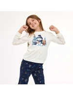 Cornette Young Girl pyžamo 978/189 Snowy Day length/r Christmas 134-164 Cornette Young Girl pyžamo 978/189 Snowy Day length/r Christmas 134-164