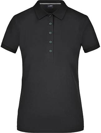 Daiber JN 707 Dámské pima piqué polo 02.0707 black Daiber JN 707 Dámské pima piqué polo 02.0707 black