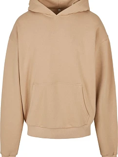 Build your Brand BY 162 Mikina s kapucí z těžké bavlny "Ultra Heavy" 56.0162 union beige
