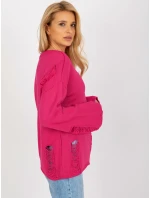 Dámský svetr BA SW 8043 .08X fuchsiová - FPrice Dámský svetr BA SW 8043 .08X fuchsiová - FPrice