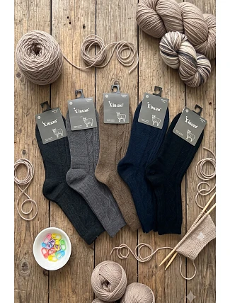 Ponožky WiK Xintao 2106, model 9807, kašmír, velikosti 39–46 Ponožky WiK Xintao 2106, model 9807, kašmír, velikosti 39–46