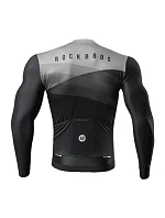 Cyklistický dres Rockbros 15120009005 s dlouhým rukávem, jaro/léto, velikost XXL – černý Cyklistický dres Rockbros 15120009005 s dlouhým rukávem, jaro/léto, velikost XXL – černý