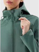 Dámská větruodolná bunda softshell membrána 5000 4F - zelená