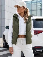 Dámská prošívaná vesta LIKEHUGS zelená FashionStreet TY4977