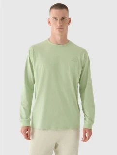 Pánské tričko oversize s potiskem a dlouhým rukávem 4F 4FRAW24TLONM502-44S