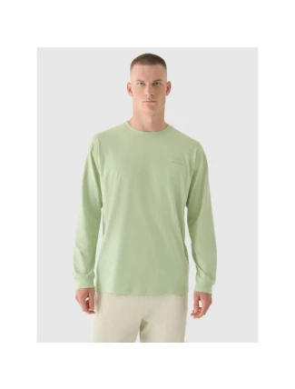 Pánské tričko oversize s potiskem a dlouhým rukávem 4F 4FRAW24TLONM502-44S
