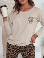 Dámská oversize halenka ICONIQ beige FashionStreet RY2695