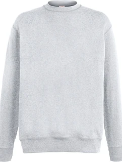 Fruit of the Loom Lightweight Set-In Sweat Pánská mikina 16.2156 heather grey