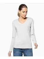 Kariban K 382 Dámské tričko do V s dl. rukávem 20.K382 dark khaki Kariban K 382 Dámské tričko do V s dl. rukávem 20.K382 dark khaki
