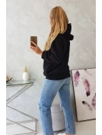 Mikina s kapucí černá Mikina s kapucí černá