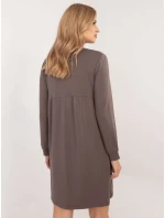 Šaty RV SK A 165.61 tmavě hnědé Šaty RV SK A 165.61 tmavě hnědé