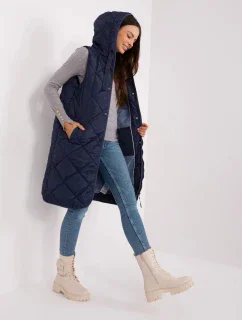 Dámská vesta D51160X80119A2 tmavě modrá - Sublevel