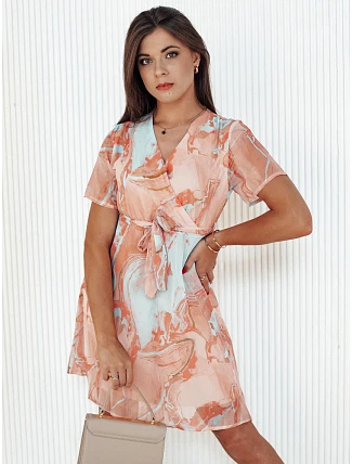 Šaty CHICLOVE EY2517 ornžové - FashionStreet