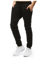 Pánské černé tepláky FashionStreet UX4474 Pánské černé tepláky FashionStreet UX4474