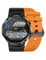 Chytré hodinky Gravity GT21-2 + oranžový silikonový řemínek Chytré hodinky Gravity GT21-2 + oranžový silikonový řemínek