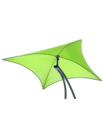 Lehátko se slunečníkem BERGAMO 200x125x180CM limetkově zelené
