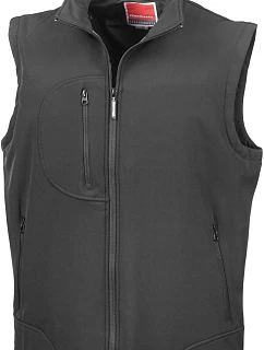 Result R 123X 3-vrstvá softshellová vesta 30.123X black/black