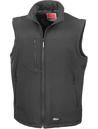 Result R 123X 3-vrstvá softshellová vesta 30.123X black/black Result R 123X 3-vrstvá softshellová vesta 30.123X black/black
