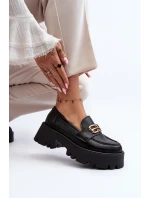 Zazoo 20164 Dámské Mokasíny Z Pravé Kůže Černé