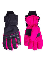 Yoclub Dámské zimní lyžařské rukavice REN-0321K-A150 Black