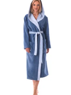Unisex župan Tampa duo s kapucí 3959 5456 denim - Vestis
