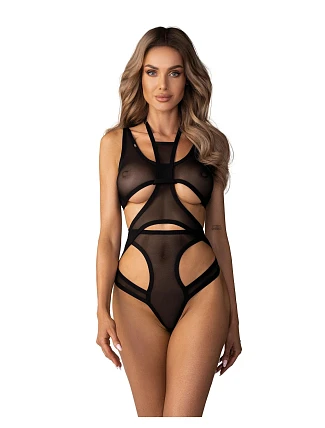 Dámské svůdné body Mercuris Teddy černé - Obsessive