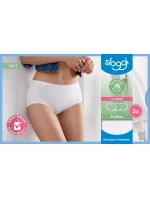 sloggi 24/7 Cotton Midi C3P - WHITE - SLOGGI WHITE - SLOGGI