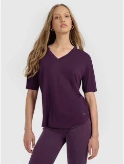 Dámské modalové tričko oversize 4F 4FRAW25TTSHF3283-50S