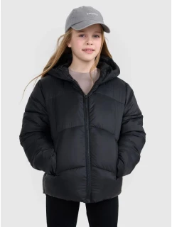 Dívčí péřová bunda se syntetickou výplní 4F 4FJRAW25TDJAF0817-20S