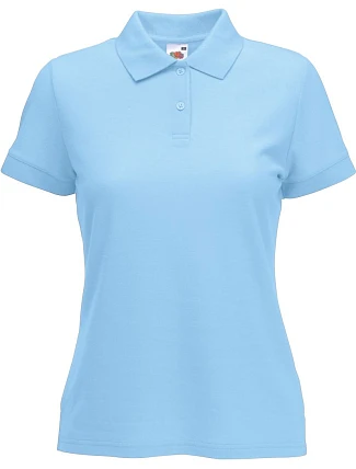 Fruit of the Loom Lady-Fit 65/35 Polo Dámské piqué polo 16.3212 sky blue