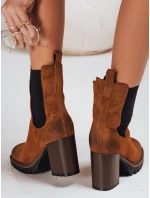 Dámské semišové velbloudí boty FashionStreet ZY1313 Dámské semišové velbloudí boty FashionStreet ZY1313