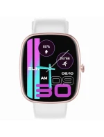 Dámské chytré hodinky GRAVITY GT18-2 Pink Silicone Strap + White Strap Dámské chytré hodinky GRAVITY GT18-2 Pink Silicone Strap + White Strap