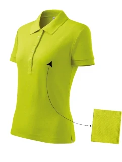 Cotton polokošile dámská limetková