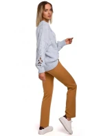 Dámský svetr M539 fuchsiový - Moe Dámský svetr M539 fuchsiový - Moe