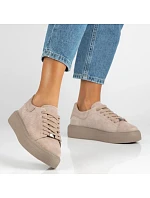 Dámské kožené polobotky béžové Filippo DP7502/26