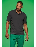 Daiber JN 569 Pánské žerzejové elastické polo 02.0569 black/white Daiber JN 569 Pánské žerzejové elastické polo 02.0569 black/white
