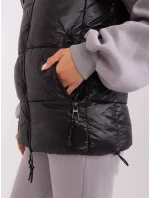 Dámská vesta D50048X80113A2 Černá - FPrice Dámská vesta D50048X80113A2 Černá - FPrice