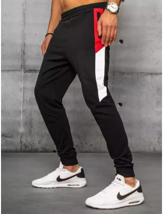 Pánské černé tepláky FashionStreet UX3202