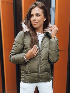 Dámská oboustranná péřová bunda VICTORIA SNUG zelená FashionStreet TY3716
