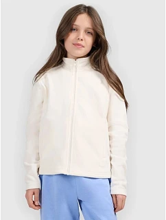 Dívčí běžný fleece s kapucí 4F 4FJRSS26TFLEF507-11S