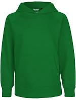 Neutral O 13101 Dětská mikina s kapucí z bio bavlny 77.1301 green