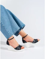 Módní sandály dámské na klínku Módní sandály dámské na klínku