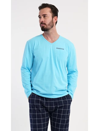 Pánské pyžamo dlouhé Freedom Pánské pyžamo dlouhé Freedom