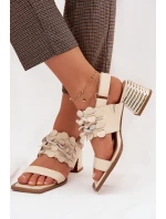 Sandály na podpatku  model 225349 Step in style