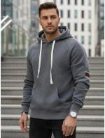 Pánská šedá mikina FashionStreet BX5942