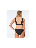 Plavková podprsenka RIP CURL Premium Surf Deep V černá Plavková podprsenka RIP CURL Premium Surf Deep V černá
