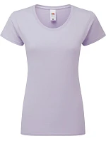 Fruit of the Loom Lady-Fit Iconic 195 T Dámské tričko z těžké bavlny 16.1424 soft lavender Fruit of the Loom Lady-Fit Iconic 195 T Dámské tričko z těžké bavlny 16.1424 soft lavender