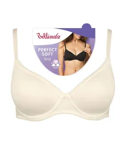 Dámská měkká vyztužená podprsenka PERFECT SOFT BRA - BELLINDA - smetanová