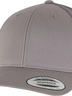 Flexfit 6606/6606T 6 panelová vintage kšiltovka "Trucker" 55.6606 steel grey